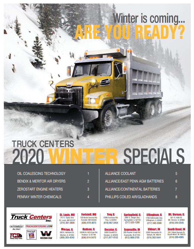 Parts Specials | Truck Centers, Inc. | Troy Illinois